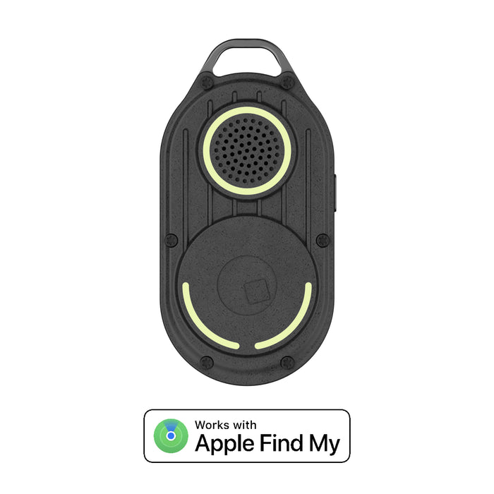 AirNotch™ Pro - Android & Apple Bluetooth tracker - AirNotch™ Pro - Android & Apple Bluetooth tracker - Black - Apple Network - Black AirNotch™ Pro Bluetooth tracker with circular speakers and keyring loop. - Rolling Square AirNotch™ Pro - Android & Apple Bluetooth tracker - Black - Apple Network - Black AirNotch™ Pro Bluetooth tracker with circular speakers and keyring loop. - Rolling Square