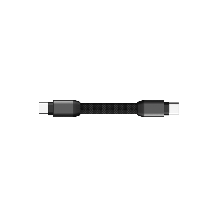 inCharge® Mini - The Smallest cable ever - inCharge® Mini - The Smallest cable ever - USB to Lightning - Compact black charging cable with USB-C connectors on both ends. - Rolling Square inCharge® Mini - The Smallest cable ever - USB to Lightning - Compact black charging cable with USB-C connectors on both ends. - Rolling Square