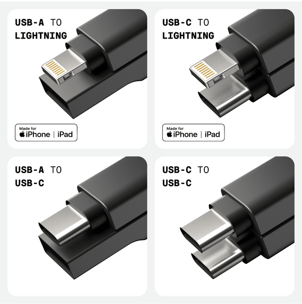 USB C to Lightning Cable White