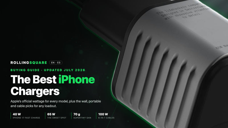 The best iPhone chargers in 2026, featuring the Rolling Square Supertiny 65W GaN charger