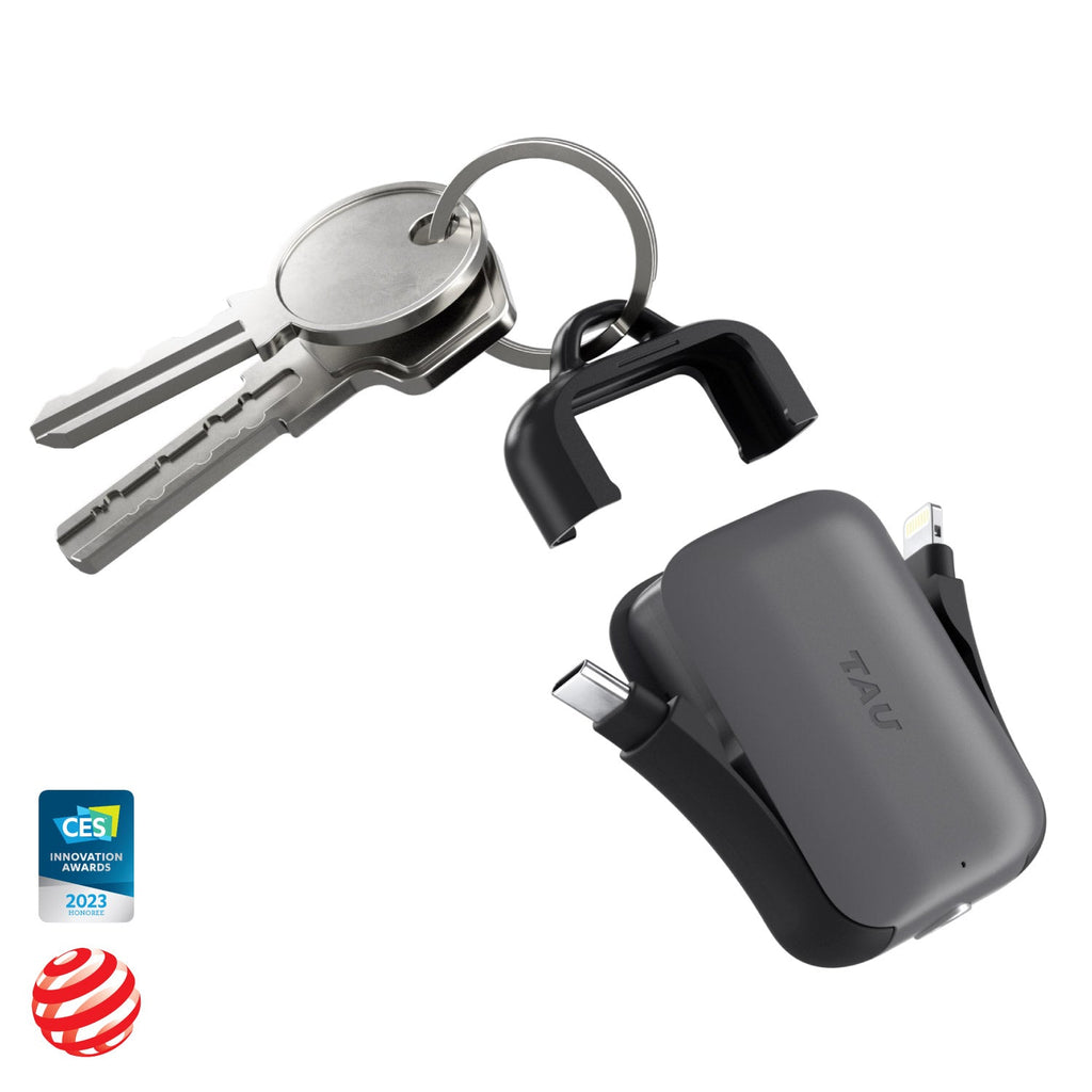 Unlock Non-Stop Connectivity for Digital Nomads with Innovative Smart Accessories Featuring the TAU® 2 Emergency Keyring Power Bank