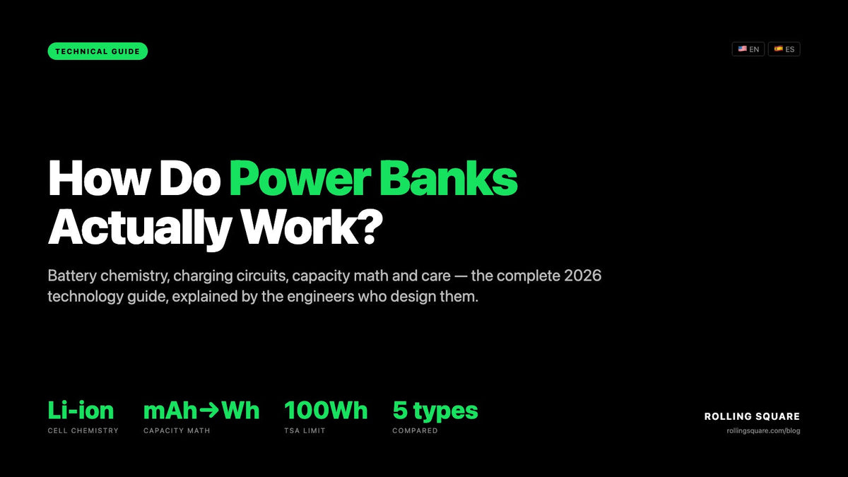 How Does a Portable Charger Work? Battery Tech, Circuits, and Capacity Explained|¿Cómo Funciona un Cargador Portátil? Tecnología de Batería, Circuitos y Capacidad Explicados
