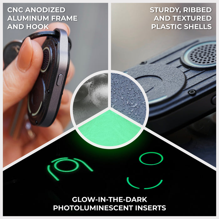 AirNotch™ Pro - Android & Apple Bluetooth tracker - Rolling Square