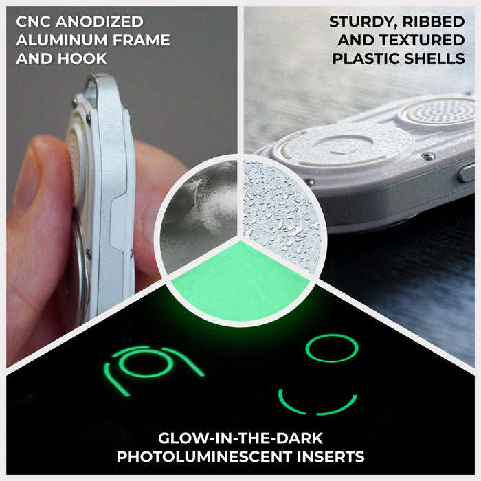 AirNotch™ Pro - Android & Apple Bluetooth tracker - Rolling Square