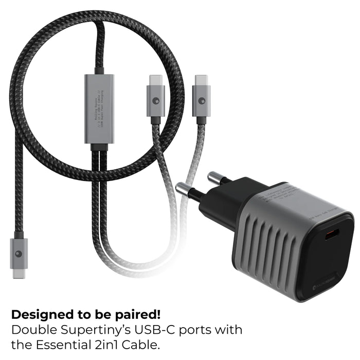 Supertiny - The smallest 65W GaN Charger ever - Rolling Square