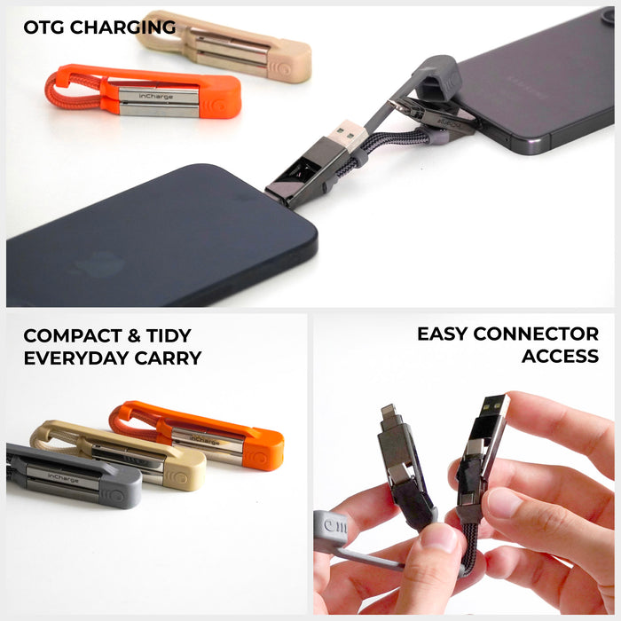 Rolling Square inCharge® XS Data transfer & 240W ultra fast charging