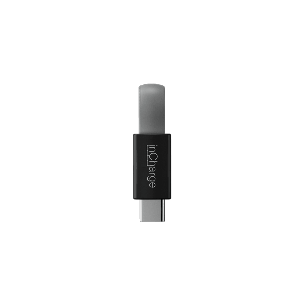 smallest inCharge® The USB-C Rolling to – Square - keychain USB-C cable