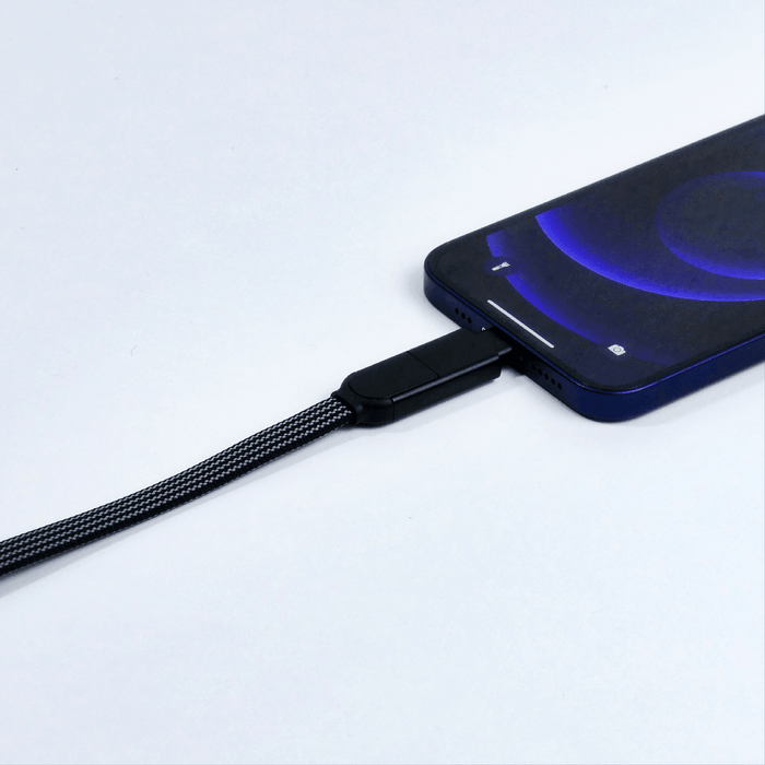 Rolling Square inCharge® X Max 1.5m / 5ft | Multi charging cable | 6  different connections | Data transfer & 100W ultra fast charging 